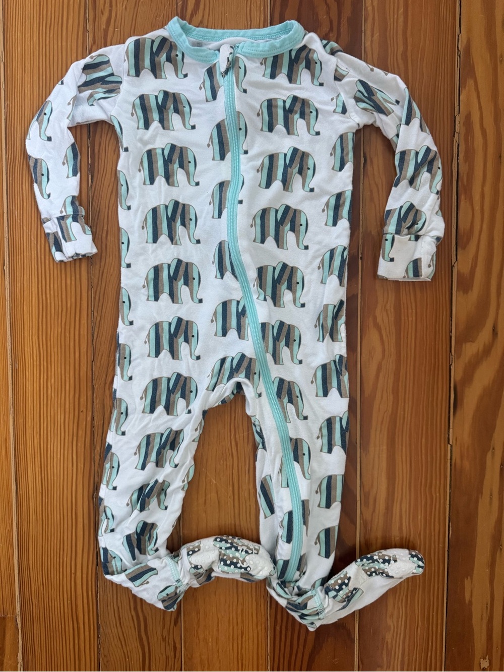 Kickee Pants Elephant Print PJs